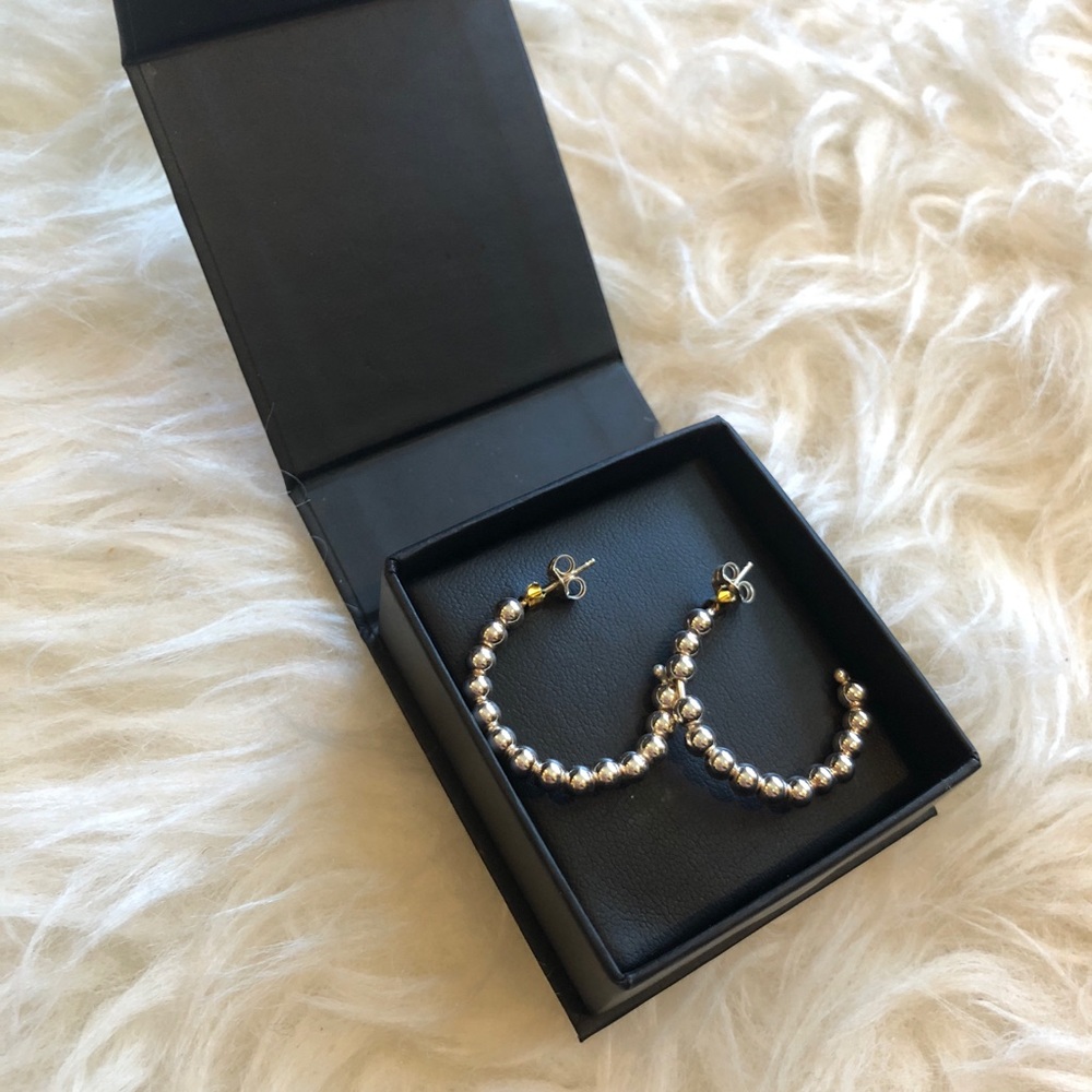 Tony Bianco hoop earrings
